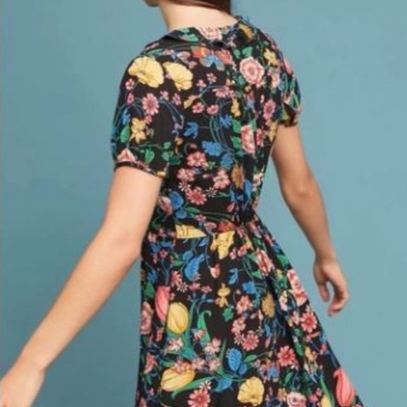 Anthropologie - Maeve - Bloedel Floral Butterfly Dress - Picture 3 of 17